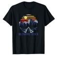 thumbnail image 1 of AALJY T-Shirt de Camping Blue Ridge Mountains Soufflant un Rocher, Caroline du Nord, 1 of 1