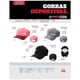 thumbnail image 2 of Gorra Negra Unitalla De Tela Con Logo Frente Rigido Urrea GOUTR, 2 of 2