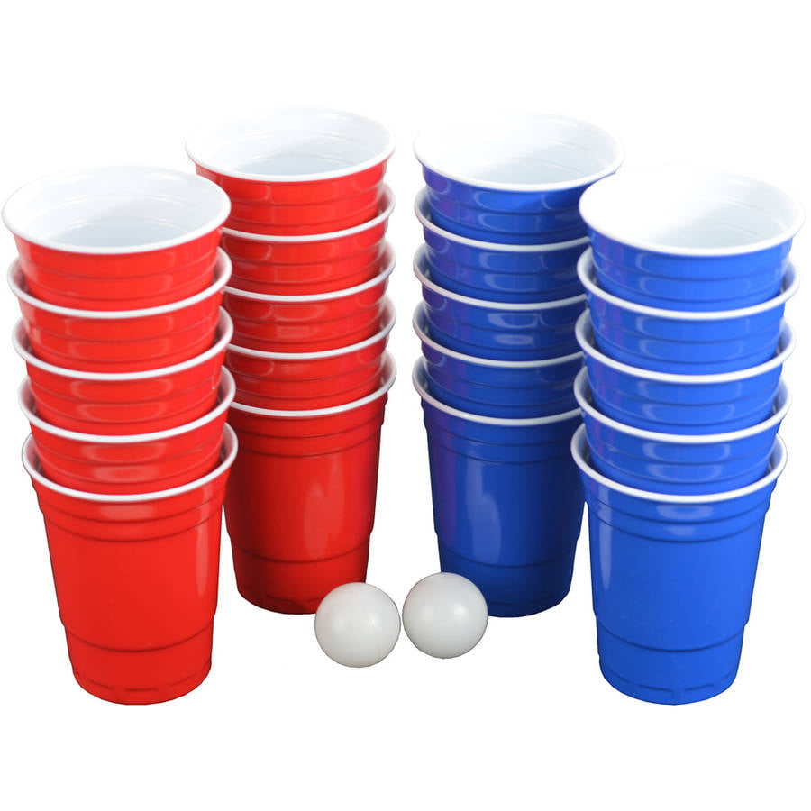 Rich Set for Beer Pong Include 1 Beer Pong Table Mat Faburo Drinking Games 22 
