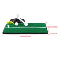 thumbnail image 4 of Advancent PP Turf Golf Swing Mat Soft Flexible 2 modos Almohadilla de golpe Aprendices de jardín Entrenador de ejercicio Golf con bola giratoria Golf, 4 of 6
