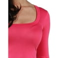 thumbnail image 2 of 24/7 Comfort Apparel Women's 3/4 Sleeve Dress, 2 of 4