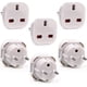 thumbnail image 1 of Adapter - to European Plug Adapter - Travel Plug Converter to EU Type C, E, F for Spain, France, Russia, Italy, Germany, Portugal, Turkey, 1 of 5
