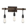 thumbnail image 4 of 3 Light Bath Bar-Industrial Style with Farmhouse and Rustic Inspirations-10.25 inches Tall By 20 inches Wide Bailey Street Home 159-Bel-2749737, 4 of 5