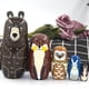 thumbnail image 2 of 5 uds muñecas rusas anidadas animales de madera pintados a mano regalo Babushka Matryoshka juguete, 2 of 3