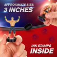 thumbnail image 2 of WWE Wrestler Stampers 5pk John Cena Undertaker Bryan Bliss, 2 of 3