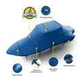thumbnail image 3 of Seal Skin Covers T-Top Boat Cover, Waterproof UV Resistant, Fits 28' L & 108" W (Beam), 3 of 10
