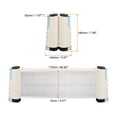 thumbnail image 2 of Uxcell Up to 2" Retractable Ping Pong Net Portable Table Tennis Net and Post Replacement for Any Table, Blue White, 2 of 6