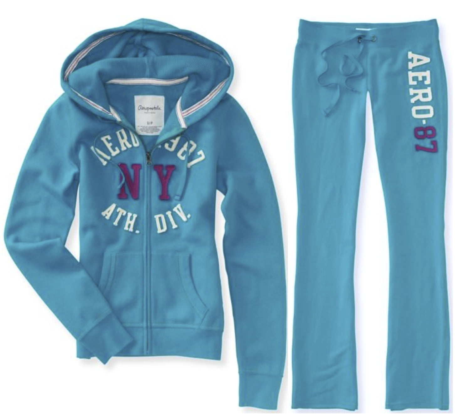 Hoodie and Sweat Pants Set Script Logo 