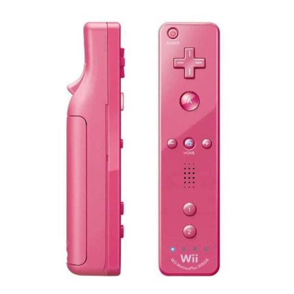 Pre-Owned NINTENDO Wii Remote Plus - Remote - wireless - pink - for Nintendo Wii