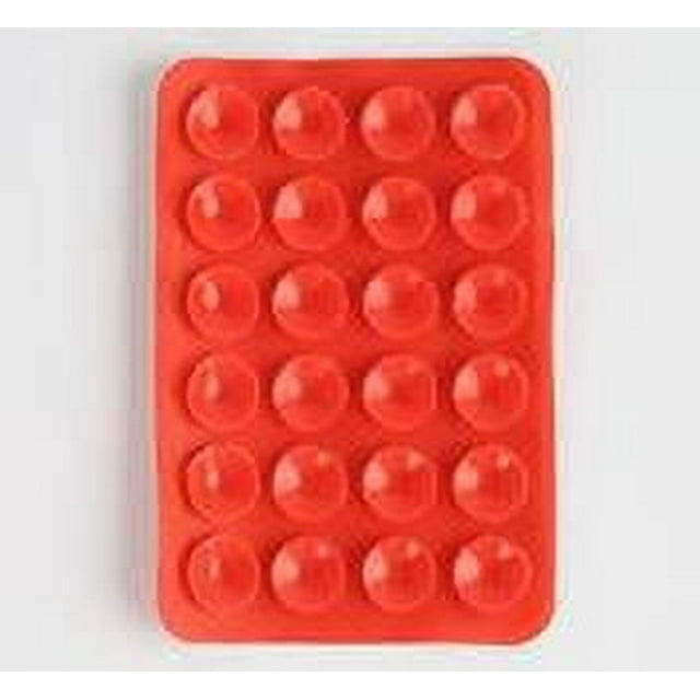 Funda de cuero con ventosa de silicona cuadrada de 24 granos, ventosa de arco, ventosa de silicona para teléfono móvil