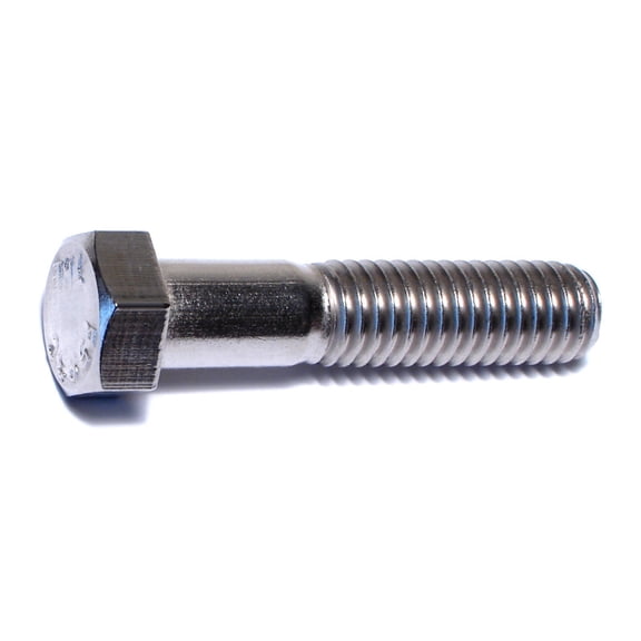 7/16"-14 x 2" 18-8 Stainless Steel Coarse Thread Hex Cap Screws CSHSS-303