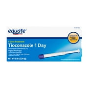 Equate Tioconazole 1-Day Treatment, Vaginal Antifungal, 4.6 Gram