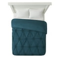 thumbnail image 6 of Mainstays Solid Microfiber Ruched Comforter in a Bag, Twin ,Twin XL, Teal, 6 of 7