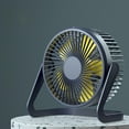 thumbnail image 5 of Necvior 360° Rotatable Fan 5/6/8in 2 Speed Adjustable Strong Wind Desk Fan Portable, 5 of 21