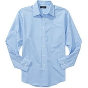 George - Big Men's Glen Plaid Premium Dress Shirt