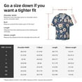 thumbnail image 7 of Xecao offers the Flower for Men's Casual Short-sleeved Shirt, a button-up collared shirt with a pocket, perfect for beach vacations and yacht travel in the XX-Large size., 7 of 7