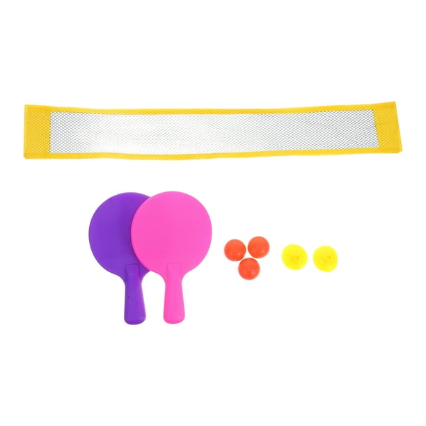 FELTECHELECTR juego de mini mesa portátil de tenis de mesa, juego de mesa de ping pong, raquetas de juguete, red para niños.