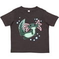 thumbnail image 3 of Inktastic Cute Axolotl Swimming with Bubbles Boys or Girls Toddler T-Shirt, 3 of 5