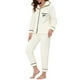thumbnail image 4 of Conjuntos de pijama para mujeres INSPIRE CHIC, ropa de dormir, con botones, traje de noche suave, conjuntos de lounge XS, blanco, 4 of 6