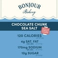 thumbnail image 3 of Bonjour Bakery Soft-Baked Chocolate Chunk Sea Salt Cookies, 8 oz, 3 of 11
