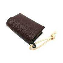 AUDeals Leather Pocket Tissue Holder Reusable Travel Tissue Case for Handbags & Purses, Compact Facial Paper Storage, Car Accessory