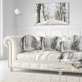 thumbnail image 3 of Designart Winter Lane in Countryside - Forest Throw Pillow - 12x20, 3 of 5