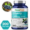 thumbnail image 7 of NusaPure 5,000mg Bilberry Extract: 200 Vegetarian Caps for Wellness & Better Health - Non-GMO, Vegan, Dietary Supplement for Unisex Adult Health & Wellness, 7 of 7
