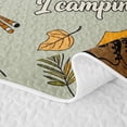thumbnail image 5 of Erosebridal Happy Camping Adventure Twin Quilt Set,Rustic Cabin Jungle Bear Twin Coverlet Set For Kids,2 Pieces, 5 of 7