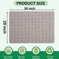 thumbnail image 2 of Large Dog Crate Mat,36 x 28 inch Dog Kennel Mat with Anti-Slip Bottom, Washable Soft Corduroy Dog Mat with Three-dimensional Texture and Durable Fine Hemming, 2 of 8