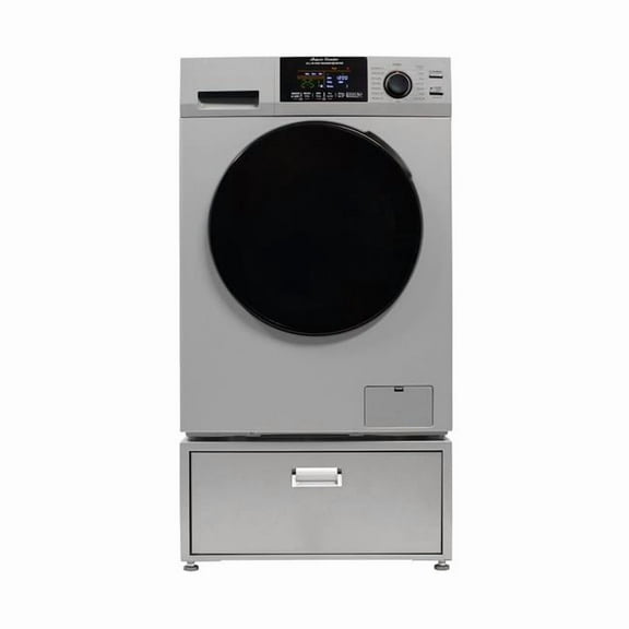 All-in-one Washer Dryer CONVERTIBLE PET Sanitize Cycle 15 lbs 1400RPM Pedestal