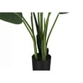 thumbnail image 3 of Monarch Specialties I 9570 - Artificial Plant, 60" Tall, Bird Of Paradise Tree, Indoor, Faux, Fake, Floor, Greenery, Potted, Decorative, Green Leaves, Black Pot, 3 of 4
