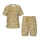 thumbnail image 1 of Balery Gold Drops Conjunto de Pijama Infantil de Manga Corta con Estampado – Ropa de Dormir de Algodón Suave-X-Large, 1 of 6
