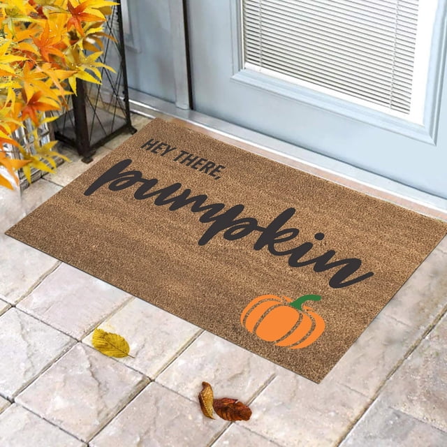Miyuadkai Claerance! Pumpkin Decorative Floor Mat 60X40Cm, Pumpkin Doormat Pumpkin Decor Funny Door Mat Fall Welcome Mat Fall Decor Rug