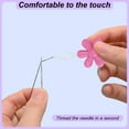 thumbnail image 3 of CEHVOM Sewing Needle Threader 2025 Plastic Flower Head Sewing Needle Threader, 3 of 8