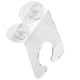 thumbnail image 5 of Cateissary Soporte de copa de vino para bañera, ventosa fuerte, soporte de baño de ducha de acrílico transparente para cerveza, bebida, café Claro 2piezas Cateissary CBP138974, 5 of 6