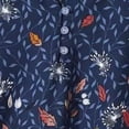 thumbnail image 4 of Atlas for Women Womens Leaf Print Crepe Blouse, 4 of 4