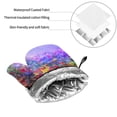 thumbnail image 6 of Fotbe Colorful Purple Cosmos Flower for 4Pcs Oven Mitts and Pot Holders, 500℉ Heat Resistant Oven Mitts , Non-Slip Silicone Surface Safe for Baking, Cooking, BBQ, 6 of 6