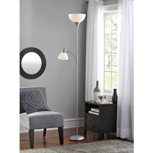 Mainstays Combo Floor Lamp with Bulbs Included