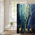 thumbnail image 2 of 4 Pcs Christmas Star Shower Curtain Sets with Rugs for Bathroom Decor,Sky Night Bathroom Shower Curtain Sets,Twinkle Bathroom Sets with Shower Curtain and Rugs, 2 of 7