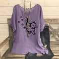 thumbnail image 2 of White Blouse for Women Dressy Casual Grey Shirts for Women Casual Novelty Golf Tees for Women Clearance Deals, 2 of 5