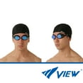 thumbnail image 2 of VIEW Swimming Gear V-630ASA SWIPE Fitness Swim Goggles, Blue/Black Mirrored Lens, 2 of 9