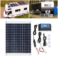 thumbnail image 1 of Panel Solar, Kit de Panel Solar Controlador 50W 10A Fácil de Instalar Con Taza de Succión para Viajar, 1 of 7