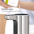 thumbnail image 5 of Aroma Touchless Automatic Soap Dispenser for Kitchen and Bathroom, Liquid Hand Soap Dispenser, Water-Resistant and Rechargeable, 9 fl oz (Stainless), 5 of 9
