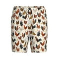 thumbnail image 6 of Daiia Funny Chicken Mens Woven Stretch Pajama Short,Short Pajama Pants-3X-Large, 6 of 7