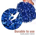 thumbnail image 4 of Pompones de porristas, accesorios de fiesta de baile deportivo con diseño de anillo (azul), 6 uds., 4 of 8
