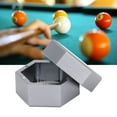 thumbnail image 1 of Mini Portable Billiard Chalk Case, Hexagonal Pool Chalk Box Holder Billiard Accessories Tables Tables Accessories, 1 of 8