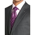 thumbnail image 4 of LN LUCIANO NATAZZI Two Button Men's Suit Modern Fit Ticket Pocket Jacket 2 Piece Charcoal, 4 of 5