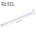 thumbnail image 2 of Unique Bargains FFC Cable 0.5mm Pitch 30 Pin 250mm Flat Ribbon Cable for LCD Screen (New) 2 Pack, 2 of 6
