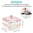 thumbnail image 5 of Valentine's Day Travel Portable Square Display Case: Earring and Necklace Organizer - Ideal for Girls and Women, 5 of 6