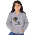 thumbnail image 4 of Get High New Mexico Hot Air Balloon Zip Up Hoodie Men's Women's Brisco Brands S, 4 of 5